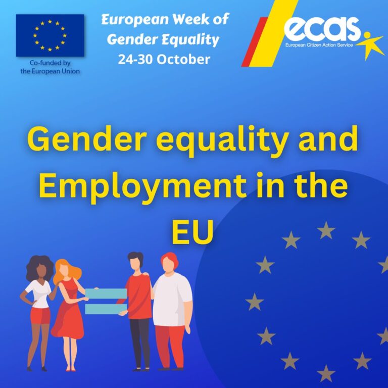 European Week of Gender Equality Pay Gap and Levels of Employment of